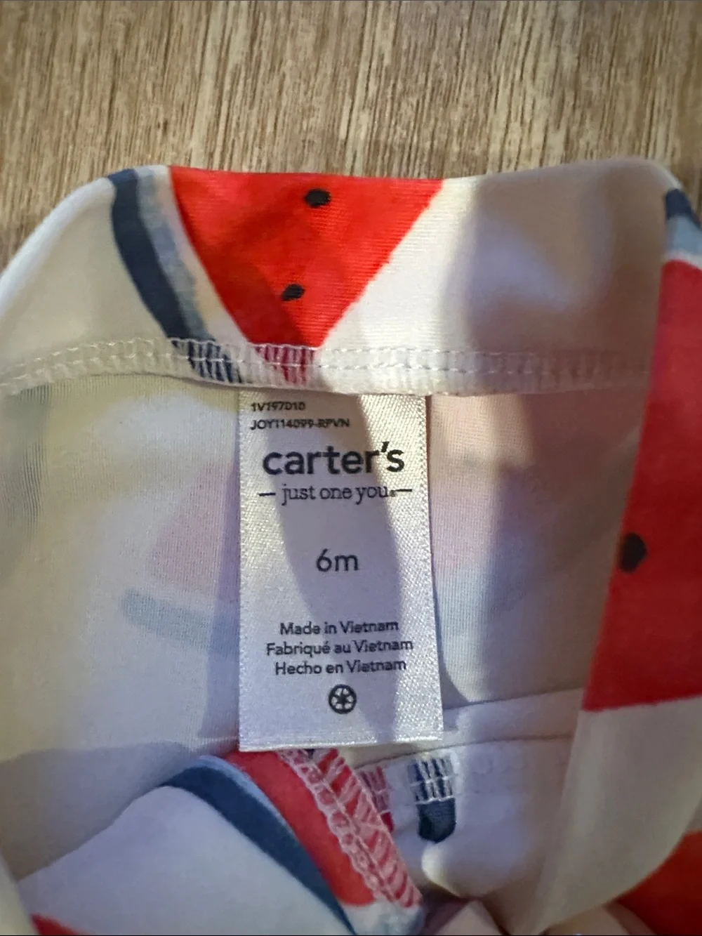 Carters watermelon swimsuit